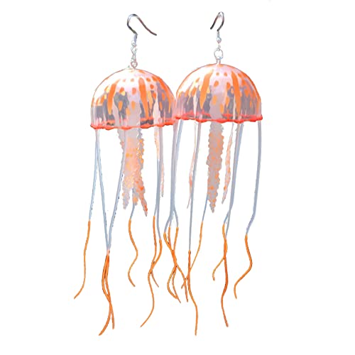 2 PCs Air Quallen Silikonohrringe Handgefertigt Übertriebene Quasten Dangle Ohrringe Zum Geburtstagsgeschenk 2 PCs Air Quallen Silikonohrringe Handgefertigt Übertriebene Quasten Dangle Ohrringe Zum Geburtstagsgeschenk von Chevnzev