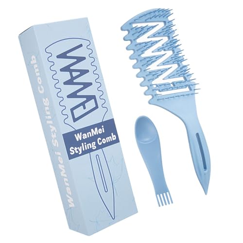 Bouncy Locken Definieren Styling Kamm Für Modische Frisuren Praktische Natürliche Locken Styler Haarkamm Für Frauen Und Männer Party Frisur Tool von Chevnzev