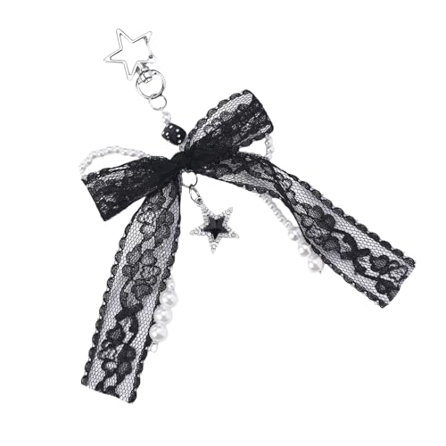 Bows Schlüsselbeutel Zauber Für Frauen Geldbeutel Handtasche Rucksack Anhänger Autoschlüsselring Ästhetischer Schlüsselbund Anhänger Charme von Chevnzev