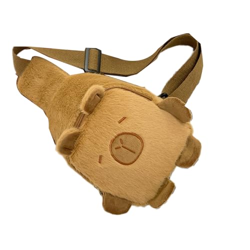 Cartoon Animal Umhängetasche Plüsch Crossbody Schulter Rucksäcke Brustpack Cartoon Animal Umhängetasche Plüsch Crossbody Schulter Rucksäcke Brustpack von Chevnzev