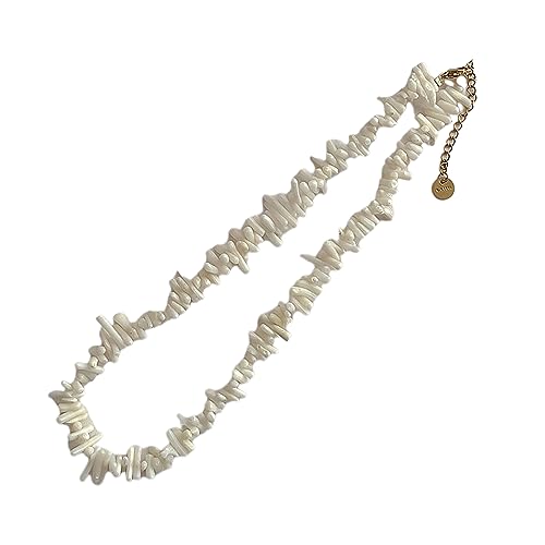 Charme Choker Halskette Barockstil Perlen Halskette Mode Neckschmuck Trendy Schlüsselbein Kette Accessoire Natürliche Korallen von Chevnzev