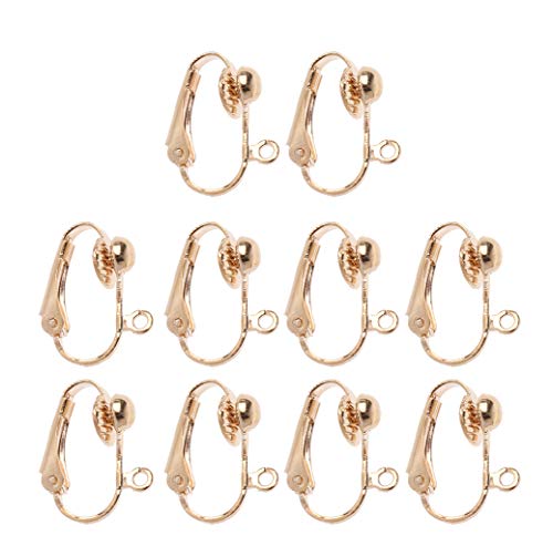 Chevnzev 10pcs Ohrring Mit Komfort Ohrring Pads Verwandeln Durchbohrte Ohrringe In Clip On No Piercing Schmuckfunde von Chevnzev