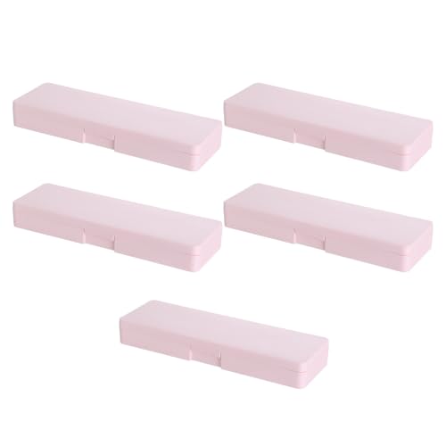 Chevnzev 5 PCs Praktische Bleistiftbox Durchströmende Fall Container Plastik Plastikpense School Office Supplies von Chevnzev