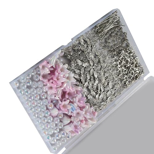 Chevnzev 50pcs Lebendige Perlenentwürfe Schlüsselanhänger Mit Engelsschützer Pendant Mode Accessoire Für Frauen Und Schüler von Chevnzev