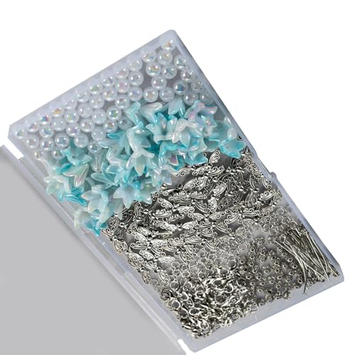 Chevnzev 50pcs Lebendige Perlenentwürfe Schlüsselanhänger Mit Engelsschützer Pendant Mode Accessoire Für Frauen Und Schüler von Chevnzev