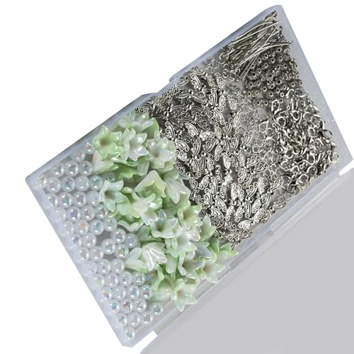 Chevnzev 50pcs Lebendige Perlenentwürfe Schlüsselanhänger Mit Engelsschützer Pendant Mode Accessoire Für Frauen Und Schüler von Chevnzev