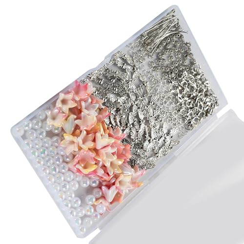 Chevnzev 50pcs Lebendige Perlenentwürfe Schlüsselanhänger Mit Engelsschützer Pendant Mode Accessoire Für Frauen Und Schüler von Chevnzev