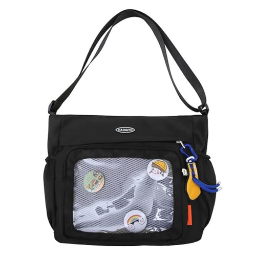 Chevnzev Auffällige Frauen Ita Tasche Japanischer Stil Süßer Pin Display Große Kapazität Handtasche Crossbody Geldbörse Ita von Chevnzev