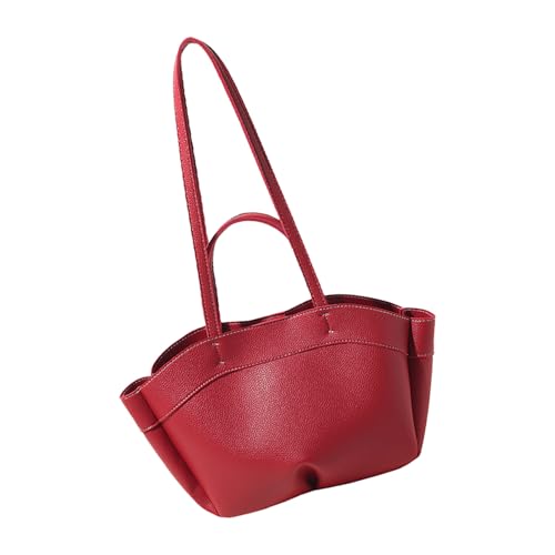 Chevnzev Frauenhandtasche PU Lederumhängende Umhängetasche Retro Stile Und Einzigartige Riemendetails Unterarmtaschen Für Und Winter Modische Arbeitstasche von Chevnzev