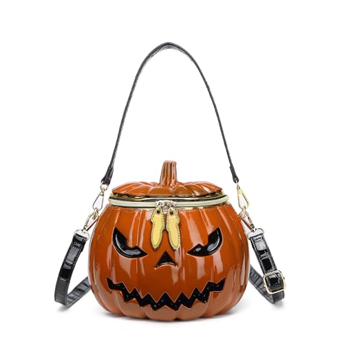 Chevnzev Halloween Geldbörse Und Handtasche Frauen Lustige Crossbody Tasche Neuheit Form Messenger Einkaufs Neuheit Schulter Form Messenger Handtasche Halloween Crossbody von Chevnzev