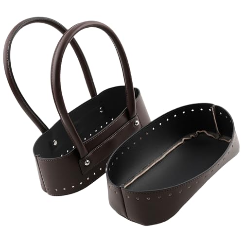 Chevnzev Handgefertigter Beutel Set PU Leder All Matching Bottom Women Accessoires Zum Stricken Von Handgefertigten Böden PU Leder Set Accessoires von Chevnzev