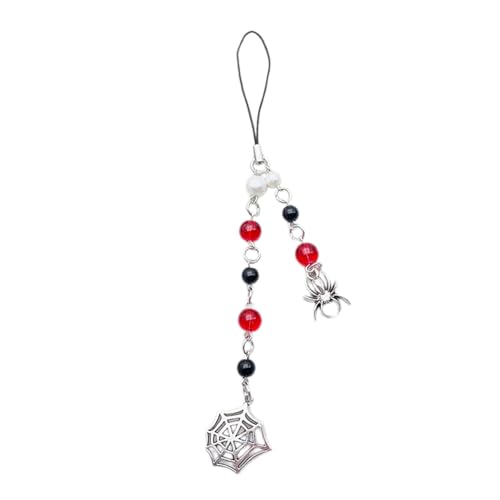 Chevnzev Handgefertigter Perlen Telefonkette Anhänger Keychain Schmuckzubehör Telefon Lanyard von Chevnzev