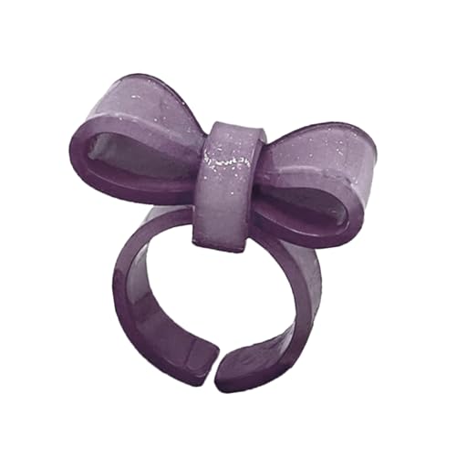 Chevnzev Harzringe Dumpy Acrylringe Bowknotringe Ästhetische Trendige Farbenfrohe Offene Ringe Statement Schmuck Ringe Für Frauen Chevnzev Harzringe Dumpy Acrylringe Bowknotringe Ästhetische Trendige Farbenfrohe Offene Ringe Statement Schmuck Ringe Für Frauen von Chevnzev