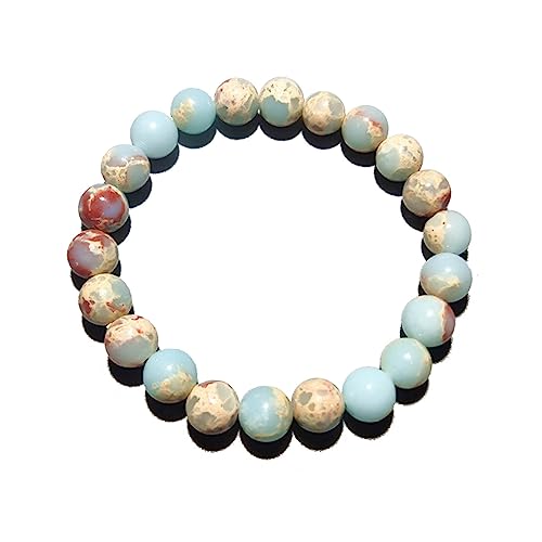 Chevnzev Heilungssteine ​​Perlen Armbänder Halbwichtige Edelsteine ​​Kristallperlen Armband Einstellbares Stretch Natursteinarmband von Chevnzev