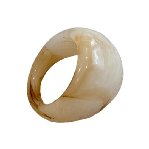 Chevnzev Künstlerischer Acrylfingerschmuck Dicke Ringe Buntes Harz Acrylkuppel Dicke Breite Stapelbare Finger Leichtharzharz Chevnzev Künstlerischer Acrylfingerschmuck Dicke Ringe Buntes Harz Acrylkuppel Dicke Breite Stapelbare Finger Leichtharzharz von Chevnzev