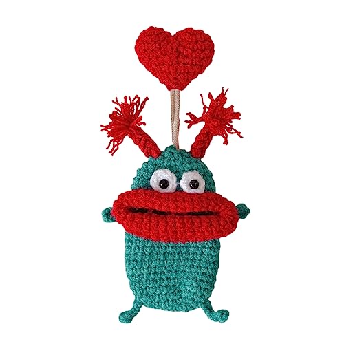 Chevnzev Lustige Cartoon Schlüsselschüsse Beutel Pull Typ Tasten Bag Wurst Mund Tasten Handstricktasten Brieftaschen von Chevnzev