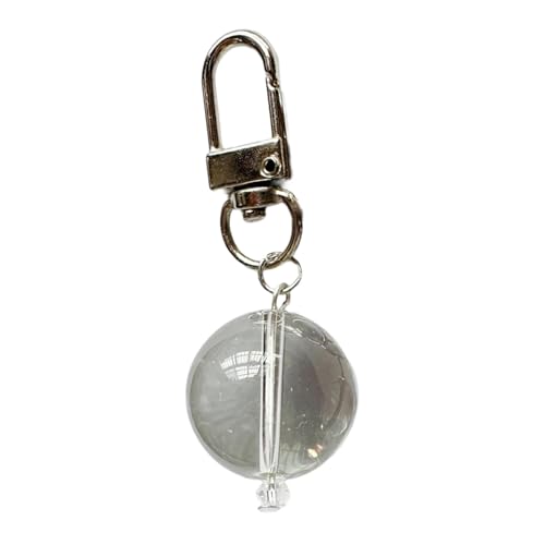 Chevnzev Moderne Klare Acryl Schlüsselringe Vielseitige Acrylkugel Schlüsselkäse Ornament Event von Chevnzev