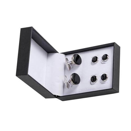 Chevnzev Multi Funktionaler Manschettenknopf Display Hülle Mit Weichem Innenraum Und Tragbarem Design Für Kunststoff Accessoires Für Herrenzubehör Stilvolle Männerschmuckschachtel Mit Lederfinish von Chevnzev