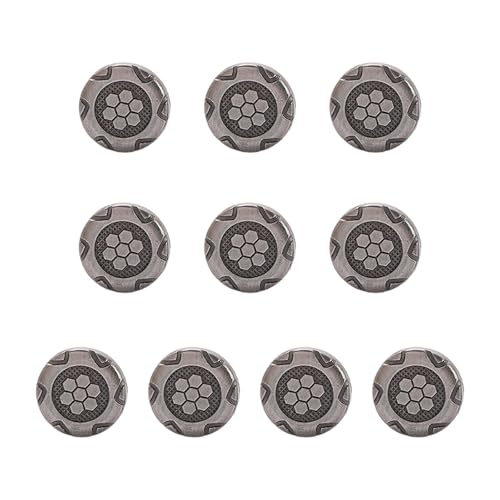 Chevnzev Packung Mit 10 Legierungssandalschnallen Für Herrenrutschen Und Strandschuhersatzschuh Nieten Abtrennbare Schraubenstufen Knöpfe Abnehmbares Sandalenzubehör von Chevnzev