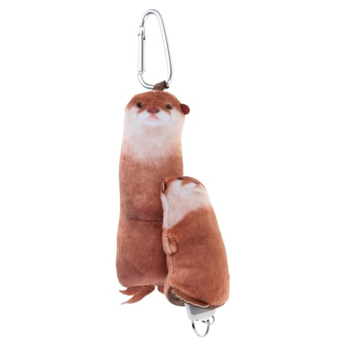 Chevnzev Plüschpuppe Keyrings Mutter Und Kinder Tieranhänger Keychain Seal Penguine Schlüsselkette Vielseitige Taschen Zubehör Wallet Doll Spielzeug Schlüsselbund von Chevnzev