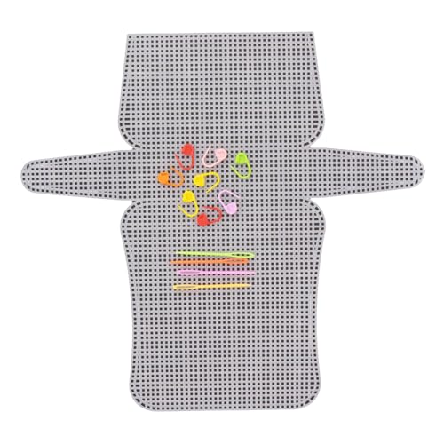 Chevnzev Rechteckige Acryl Mesh Leinwandblätter Für Nähte Und Häkelbeutelbeutelbeutel Handgefertigtes Handwerksprojekt Kits Stricken Und Häkelzubehör von Chevnzev