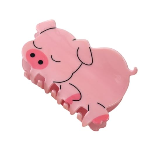 Chevnzev Stylish Hair Ornament Dinosaurier Haarclip Einzigartige Haarklaue Süße Katzen Haar Grab Acryl Hair Accessoire Für Modeliebhaber von Chevnzev