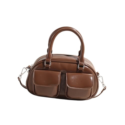 Chevnzev Trendige Leder Crossbody Taschen Für Frauen Und Mädchen Modische Umhängetasche Mit Oberen Und Satchel Designs Trendy Ladies Umhängetasche von Chevnzev