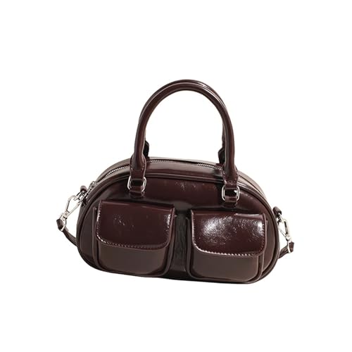 Chevnzev Trendige Leder Crossbody Taschen Für Frauen Und Mädchen Modische Umhängetasche Mit Oberen Und Satchel Designs Trendy Ladies Umhängetasche von Chevnzev