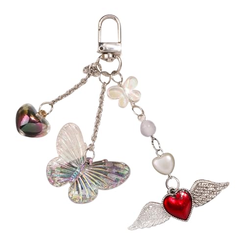 Chevnzev Vielseitiger Telefongurt Heart Keychain Anhänger Modische Telefon Lanyard Telefonkette Perfekt Für Mode Enthusiasten von Chevnzev