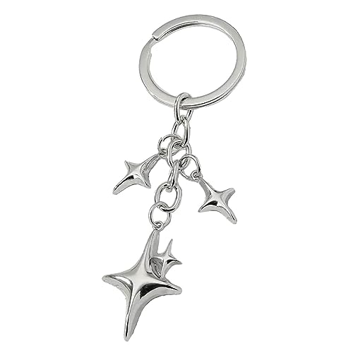 Chevnzev Vierpunkted Star Car Schlüsselbund Frischer Roman Buckle Accessoires Student Bag Anhängerdekoration Chevnzev Vierpunkted Star Car Schlüsselbund Frischer Roman Buckle Accessoires Student Bag Anhängerdekoration von Chevnzev