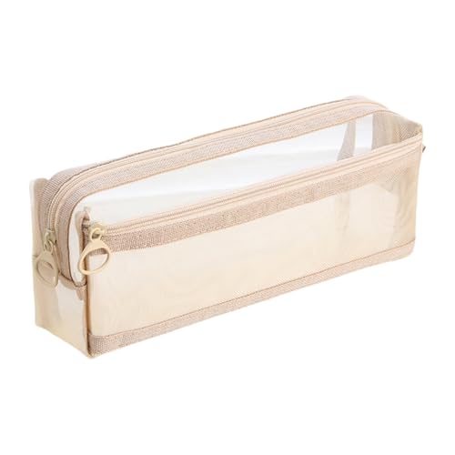 Clear Pencil Case Doppelschichtstiftbeutel Durch Bleistifthalter Organisatoren Für Aufbewahrungsbeutel Travel Make Up Tasche Tragbare Organisatoren von Chevnzev
