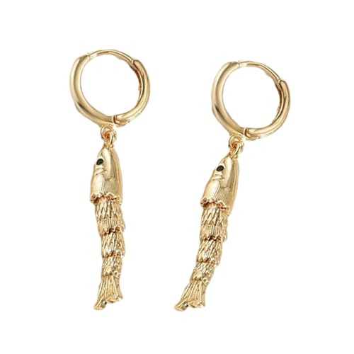 Elegante Fischohrringe Leichten Coppers Creative Ohranhänger Für Partys Und Lässige Outfits Hinzufügen Charme Und Frauen Mode von Chevnzev