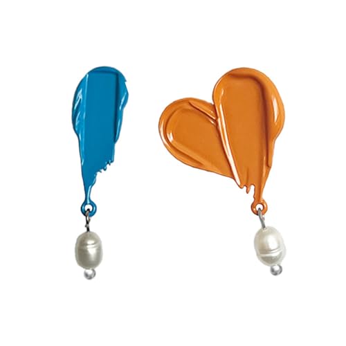 Elegante Ohrringe Empfindliche Ölfarbe Ohrohrschstene Mode Ohrschmuck Geeignet Für Tägliche Verschleiß Und Besondere Anlässe Ölmalerei Texturohrringe von Chevnzev