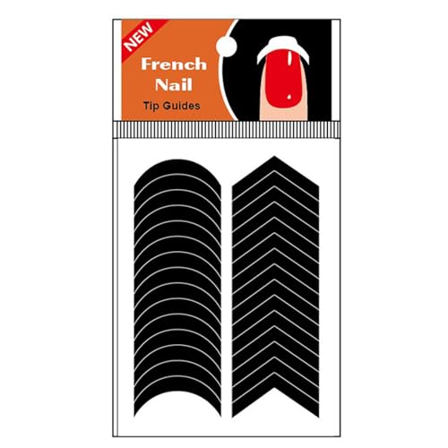 Französische Nail Guides Selbstklebend Französische Maniküre Streifen Aufkleber Für Edge Auxiliary Decoration Schablone Werkzeuge Nagelkunst Tipps von Chevnzev