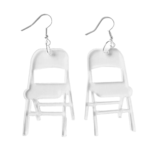 Frauen Klappstuhl Ohrringe Täglich Tragen Acrylstuhl Damgle Ohrringe Personalisierten Spaß Für Frauen Die Täglich Kleidung Falten Baumeln Frauen Klappstuhl Ohrringe Täglich Tragen Acrylstuhl Damgle Ohrringe Personalisierten Spaß Für Frauen Die Täglich Kleidung Falten Baumeln von Chevnzev