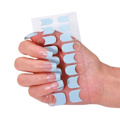 Full Wraps Nails Art Sticker Politische Streifen Selbstklebende Abziehbilder Streifen Polnische Aufkleber Für Frauenklebernagelabziehbilder von Chevnzev