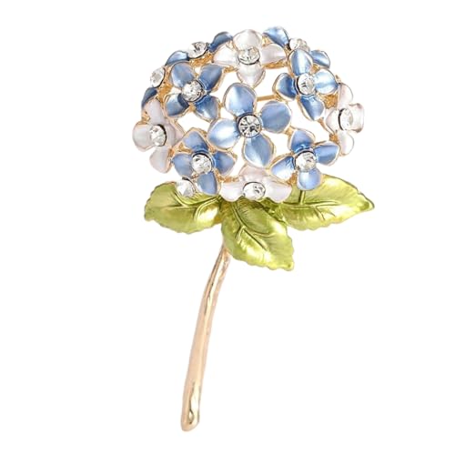 Hydrangea Brosche Mit Einem Zarten Vielseitigen Schmucknadel Der Für Die Verbesserung Der Outfit Büro Kleidung Geeignet von Chevnzev