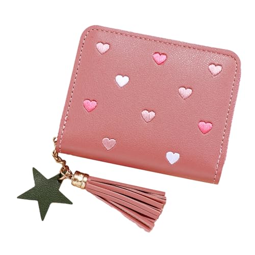 Kleine Münzgrundstücksqualität PU Kartenhalter Tragbar Und Sicher Müssen Zum Einkaufsreisen Und Arbeit Frauen Brieftaschen Leder von Chevnzev