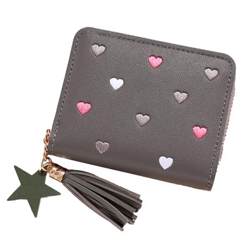 Kleine Münzgrundstücksqualität PU Kartenhalter Tragbar Und Sicher Müssen Zum Einkaufsreisen Und Arbeit Frauen Brieftaschen Leder von Chevnzev