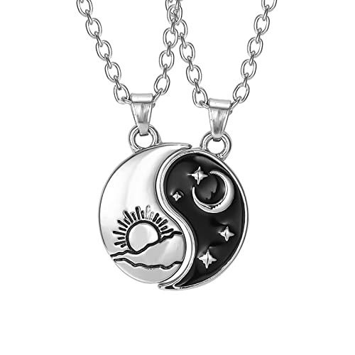 Paare Anhänger Halskette Für Frauen Herren Personalisierte Personalisierte Übereinstimmung Für Sonnenmondnähte Freund Halsketten Chi Halskette Paare Anhänger Halskette Für Frauen Herren Personalisierte Personalisierte Übereinstimmung Für Sonnenmondnähte Freund Halsketten Chi Halskette von Chevnzev