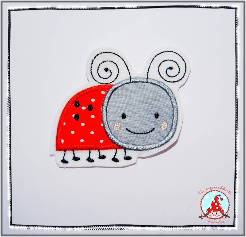 Aufnäher Marienkäfer Applikation Aufbügler von CheyennenShop