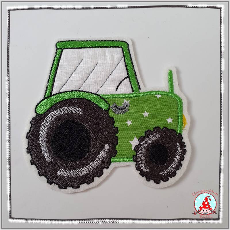 Aufnäher Traktor Applikation Aufbügler Flicken Trecker von CheyennenShop