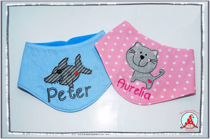 Baby & Kleinkind Halstuch Mit Name Und Motiv Bib von CheyennenShop