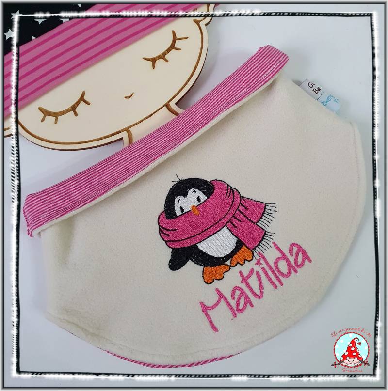 Kinder Halssocke Mit Name & Motiv Loop Schal Scarf Halstuch Rundschal von CheyennenShop