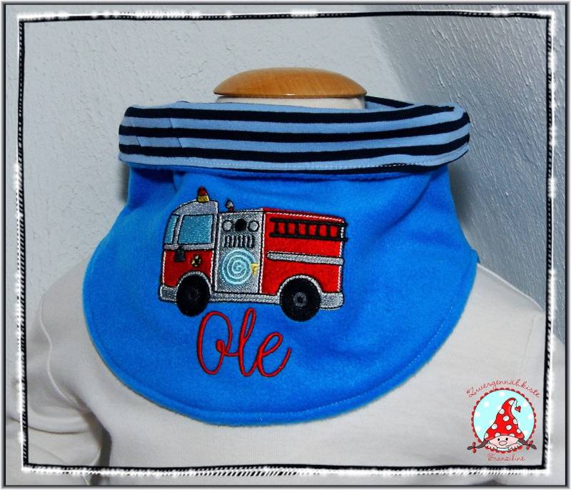 Kinder Halssocke Mit Name & Motiv Loop Schal Tuch Halstuch Schlupfschal Rundschal von CheyennenShop