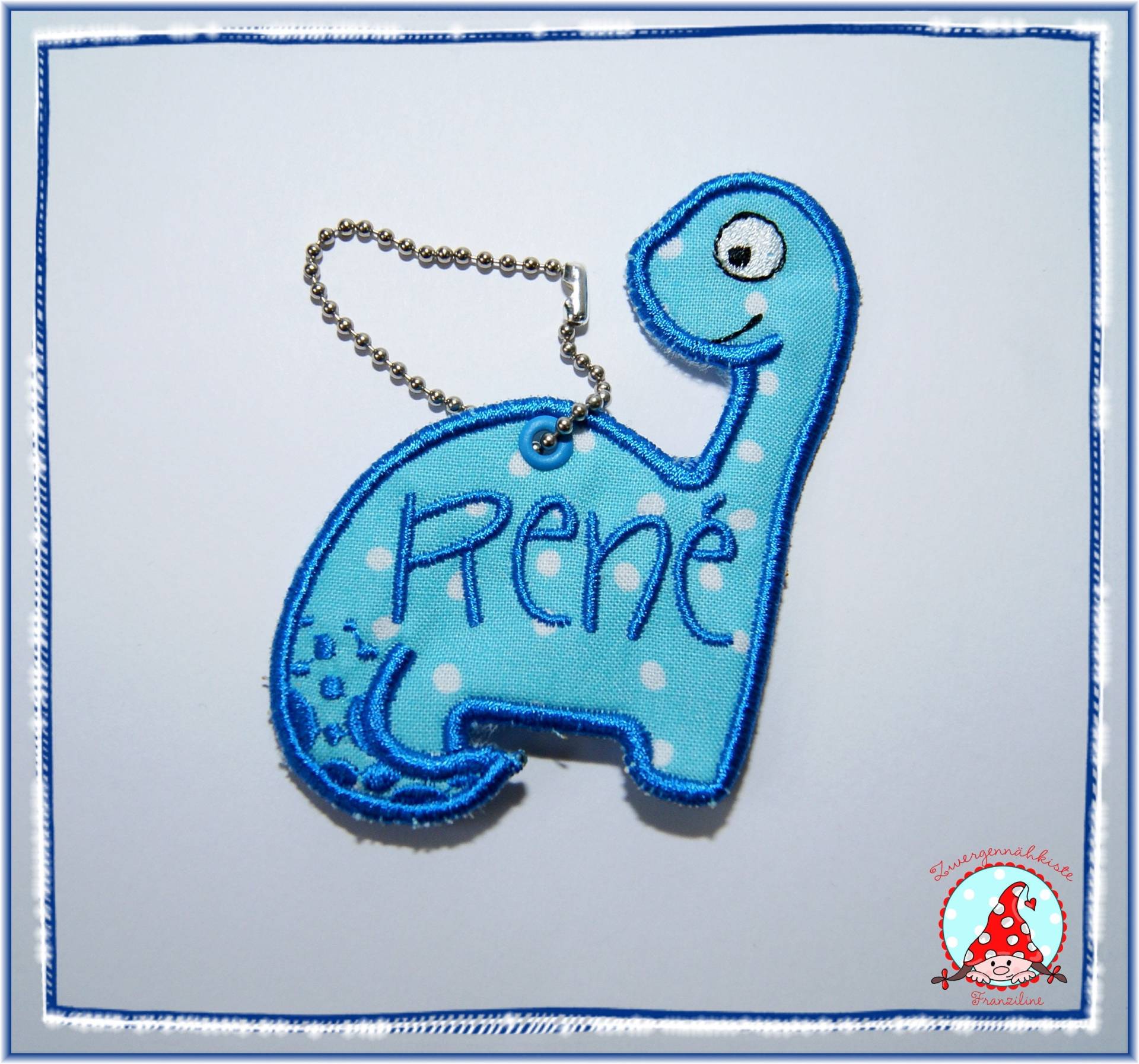 Namensanhänger Dino Mit Name Schultütenanhänger Zuckertütenanhänger Anhänger Koffer Tasche Rucksack von CheyennenShop