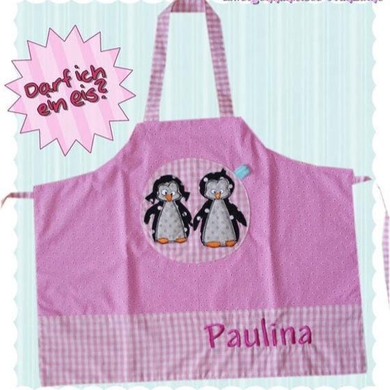 Schürze Mit Name & Motiv Einschulung Kochchürze Malerschürze von CheyennenShop