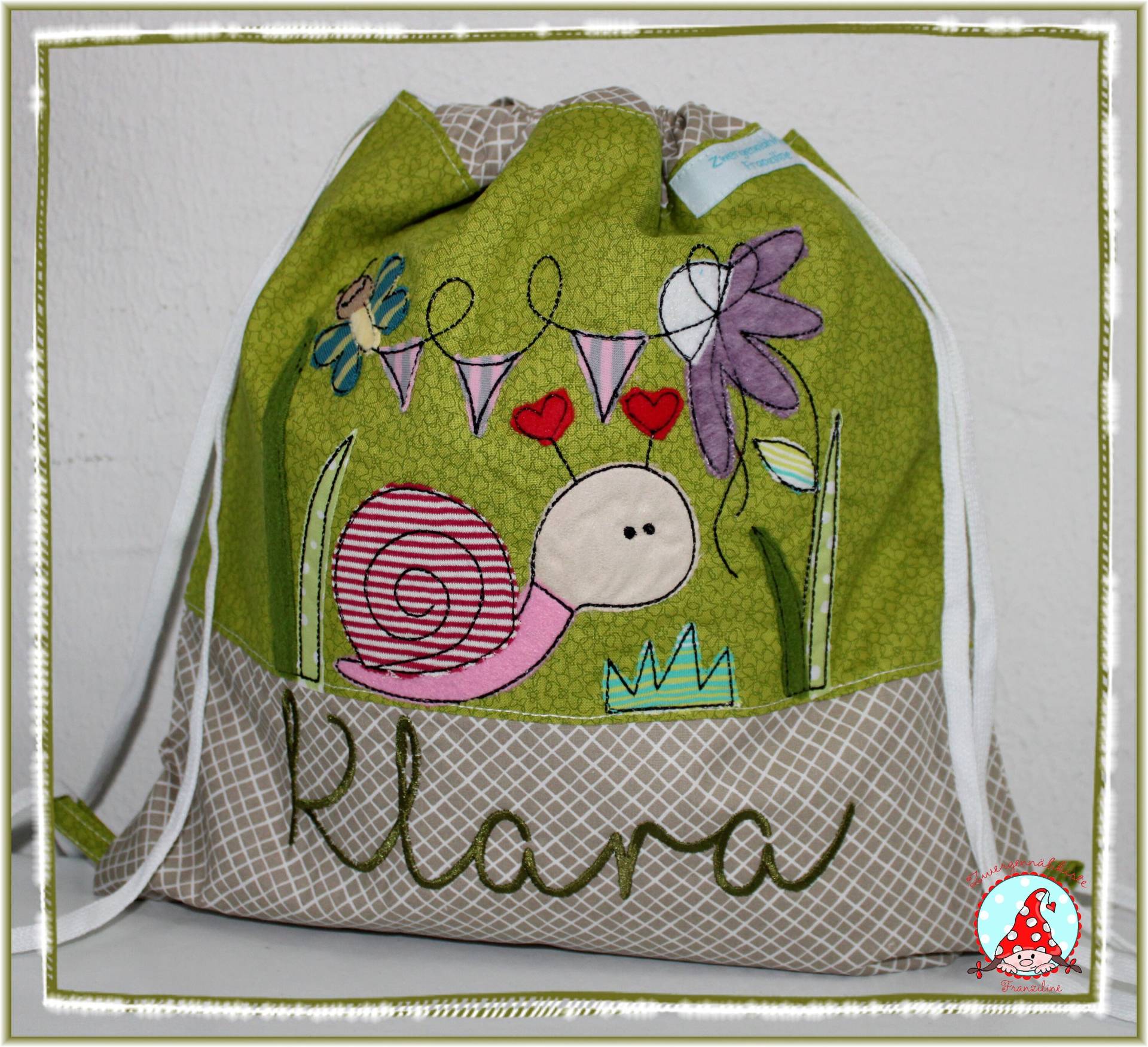 Turnbeutel Mit Name & Motiv Gymback Kindergarten Beutel Tasche Rucksack Wäschebeutel Kindergartenrucksack Stoffbeutel von CheyennenShop