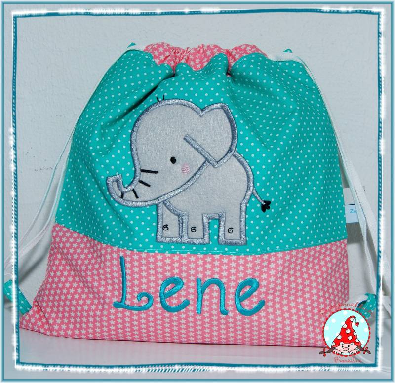 Turnbeutel Mit Name & Wunschmotiv Kindergartenbeutel Beutel Tasche Rucksack Kita von CheyennenShop