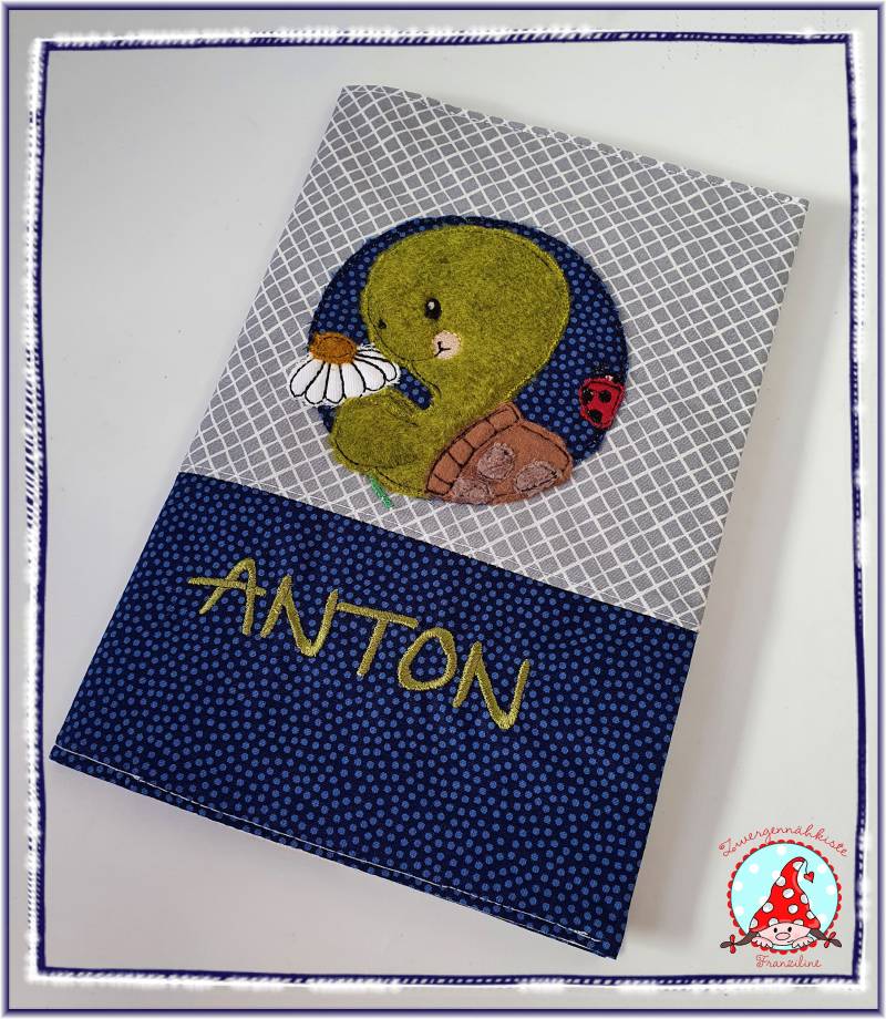 U-Hefthülle Mit Namen & Wunschfarbe Junge Mädchen Hausaufgabenheft Hülle von CheyennenShop